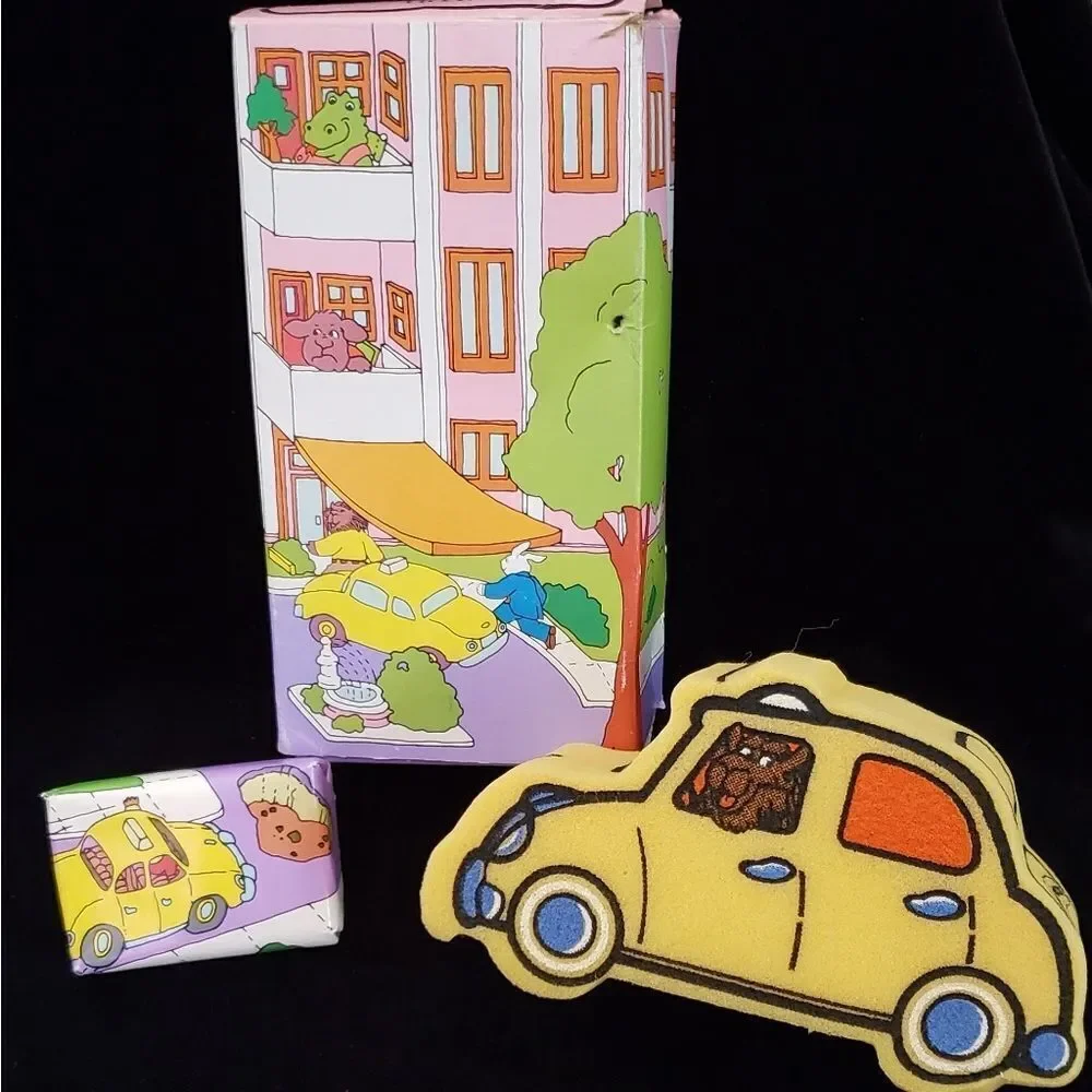 Vintage Avon Yakety Yak Taxi Sponge and Soap